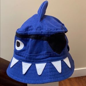 Like New Reversible Gymboree Shark Blue Bucket Hat